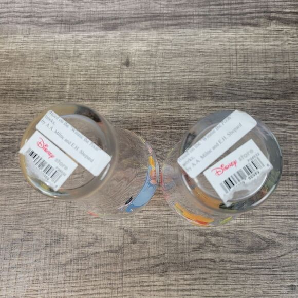 Disney Winnie The Pooh And Eeyore‎ Bell Shape Drinking Glass Set - Picture 7 of 9